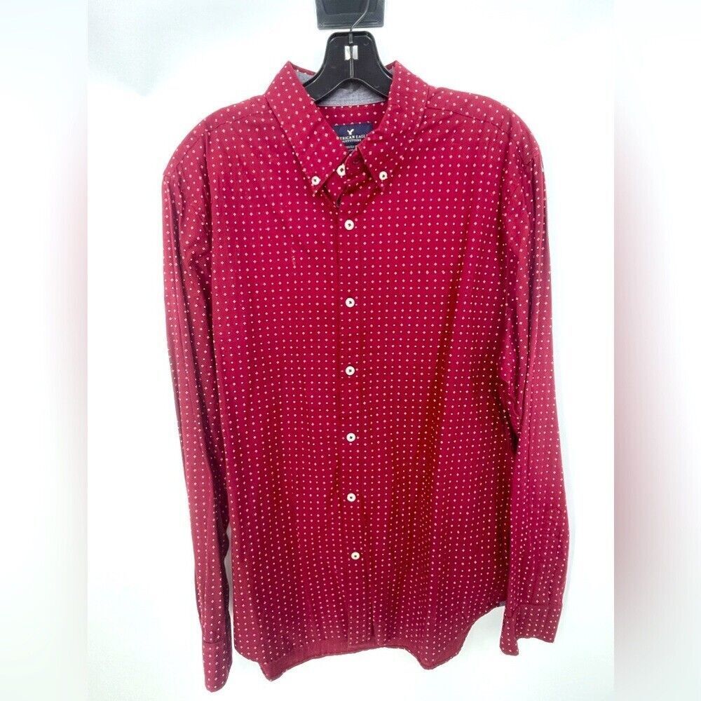 American Eagle outlet seriously soft classic size large and white button down